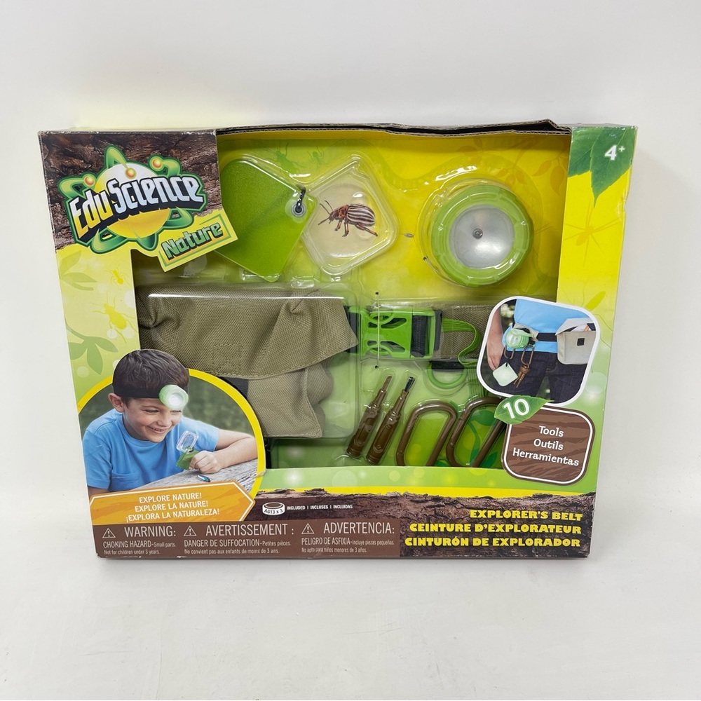 NIB! Edu Science Nature Explorer's Utility Belt Set